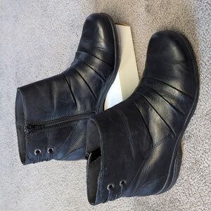 Clark's Leather Ankle Boots